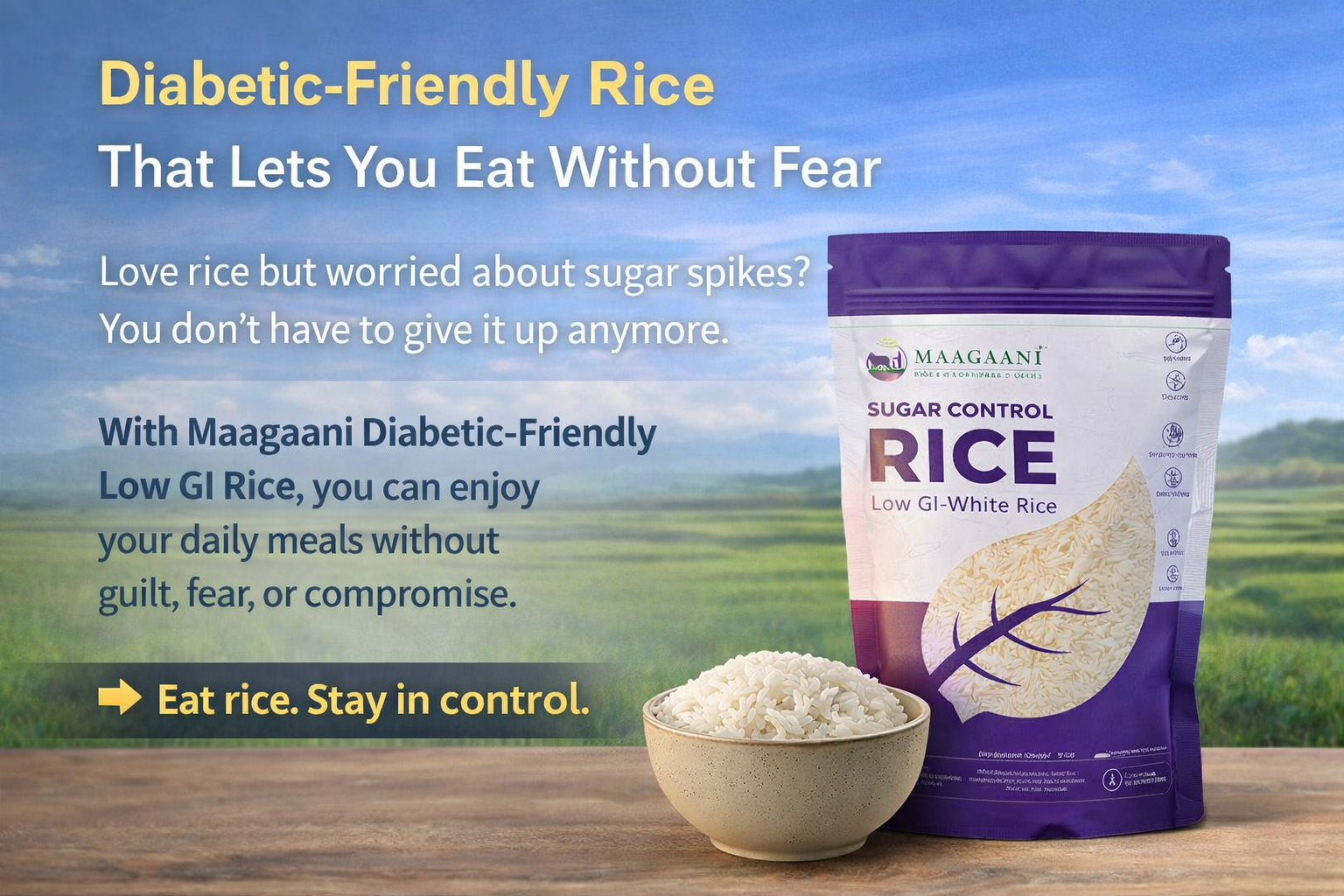 Diabetic-Friendly Rice That Lets You Eat Without Fear