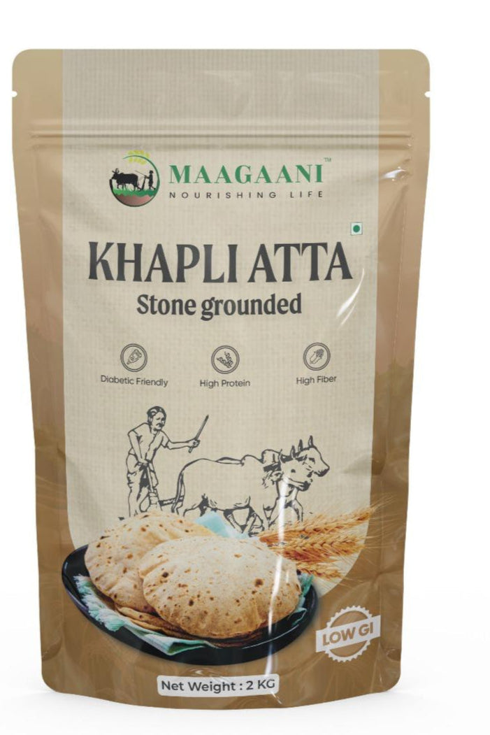 KHAPLI ATTA STONE GROUNDED-2KG